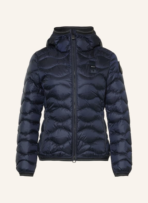 Blauer Doudoune CAMELIA ornée de pierres décoratives BLEU FONCÉ