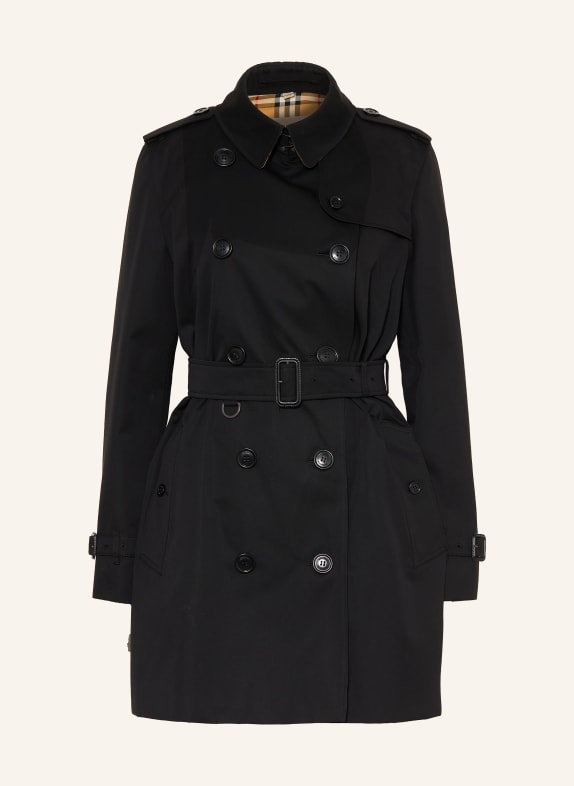 BURBERRY Trencz KENSINGTON CZARNY