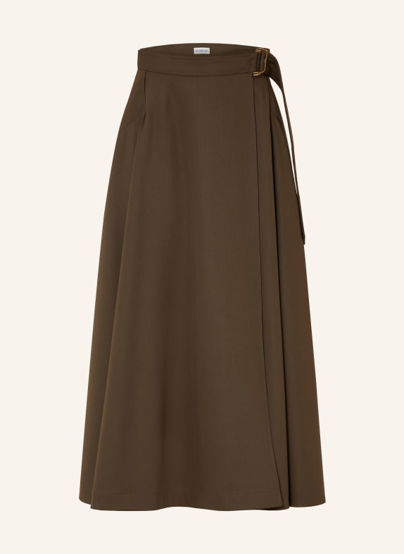 BURBERRY BELINA Wrap skirt KHAKI