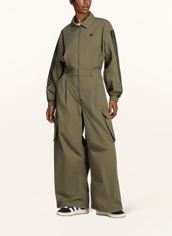 adidas Originals Cargo overal OLIVOVÁ / ČERNÁ