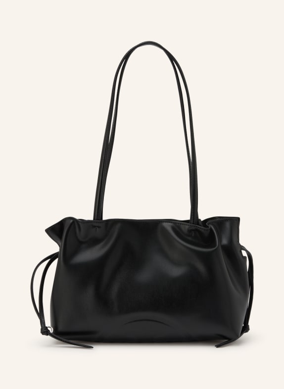 TORY BURCH Schultertasche ELLA SMALL SCHWARZ / SILBER