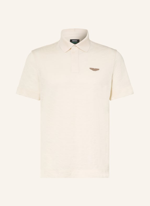 BOSS Polo jacquard C-PROUT coupe classique ÉCRU / BEIGE