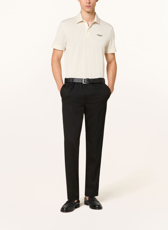 BOSS Jacquard-poloskjorte C-PROUT Regular Fit ECRU / BEIGE