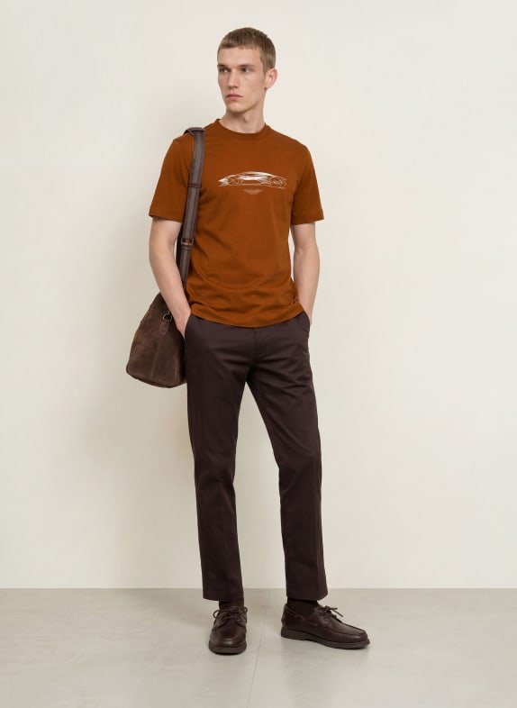 BOSS T-Shirt TAUT BRAUN