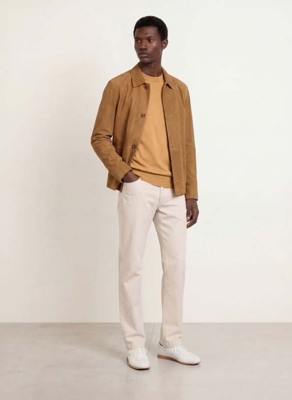 BOSS Trui LENO CAMEL