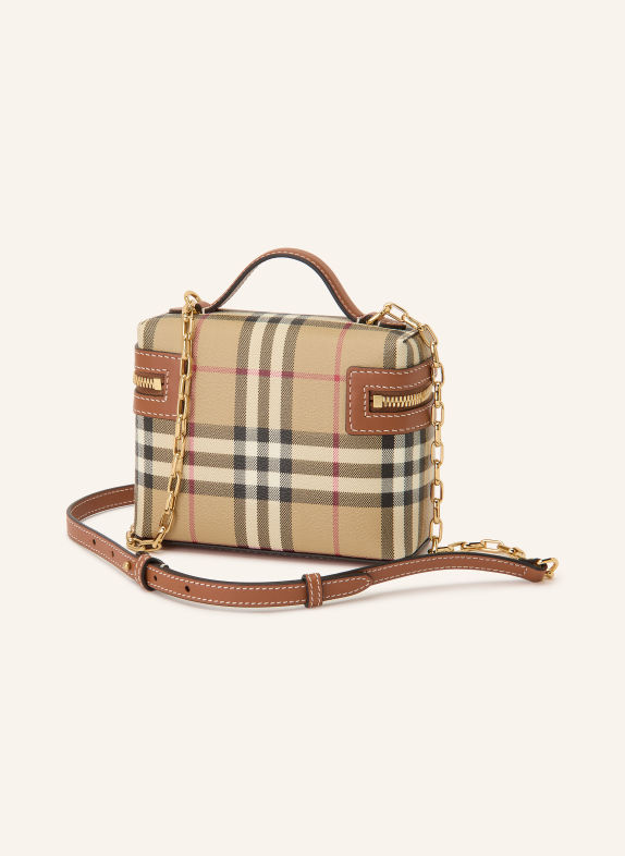 BURBERRY Schoudertas CAMEL / ROOD / ZWART
