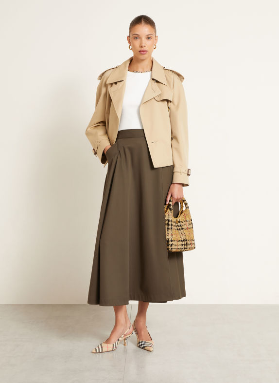 BURBERRY Handtas MARGATE BEIGE / ROOD