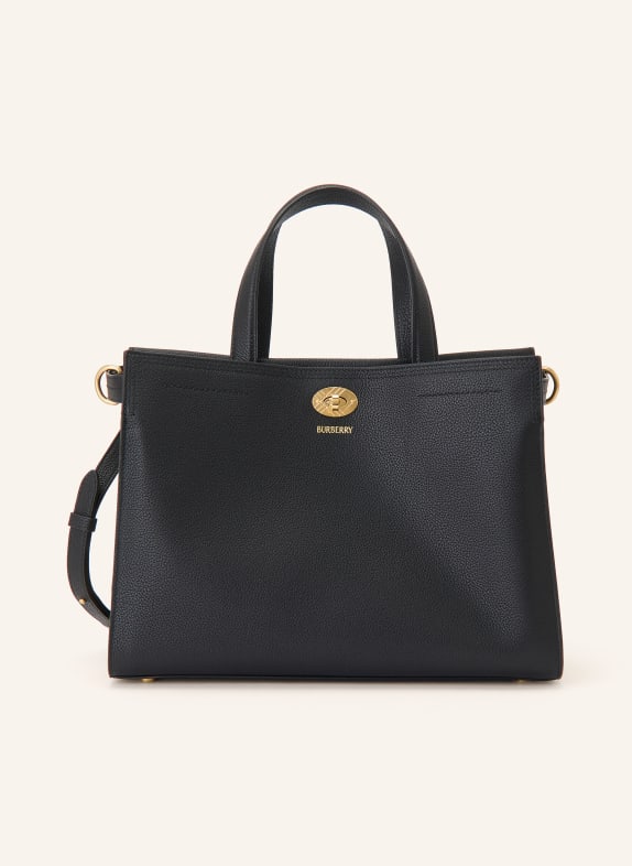 BURBERRY Handtas COTSWOLDS SMALL ZWART / GOUD / LICHTBRUIN