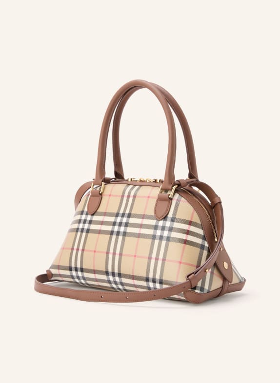 BURBERRY Handtas PRIMROSE BEIGE / BRUIN / ROOD