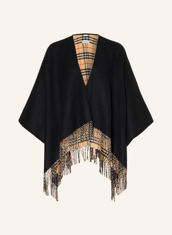 BURBERRY Cape NEGRU / BEJ / PORTOCALIU
