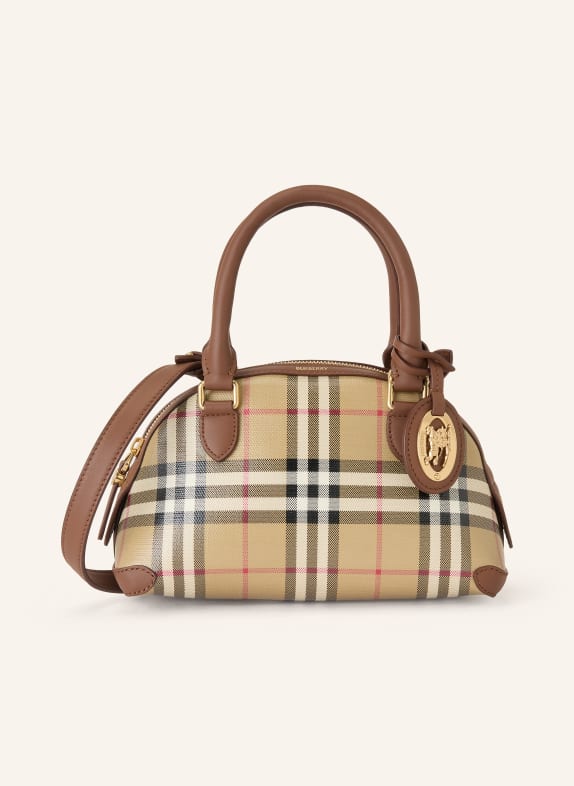 BURBERRY PRIMROSE Handbag BEIGE / BROWN / RED