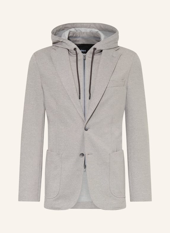 BOSS Sacou HANRY Slim Fit cu garnitură detașabilă ARGINT