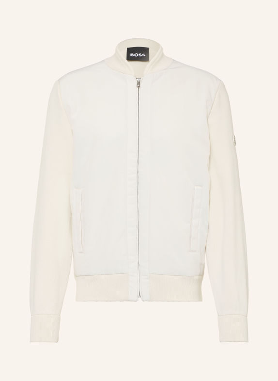 BOSS Blouson LEVAIO im Materialmix ECRU