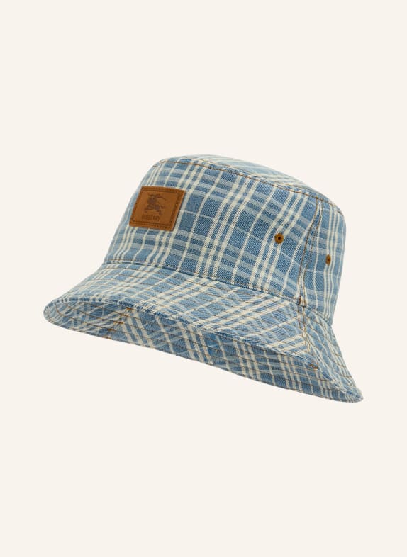 BURBERRY Bucket-hat LJUSBLÅ / GRÄDDE