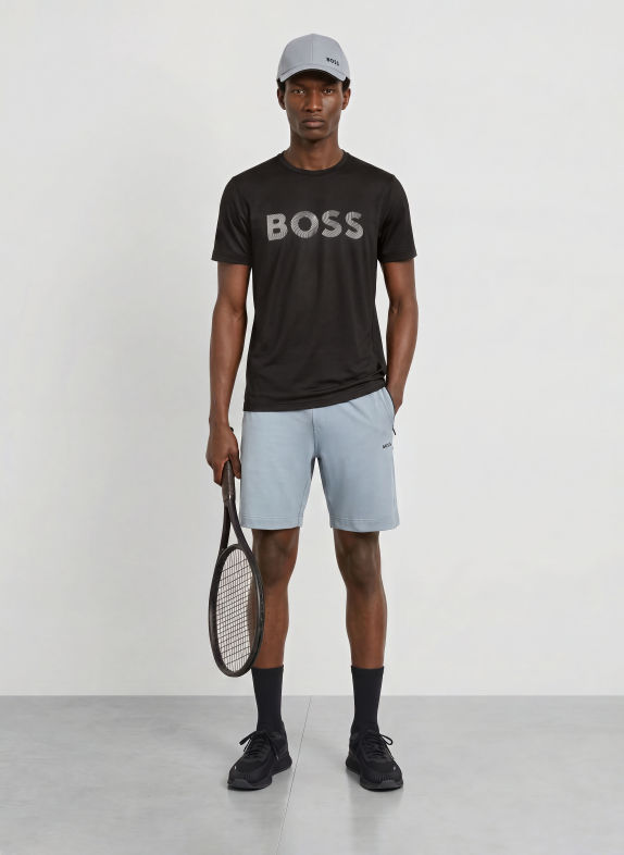 BOSS Trainingsshirt ACTIVE ZWART
