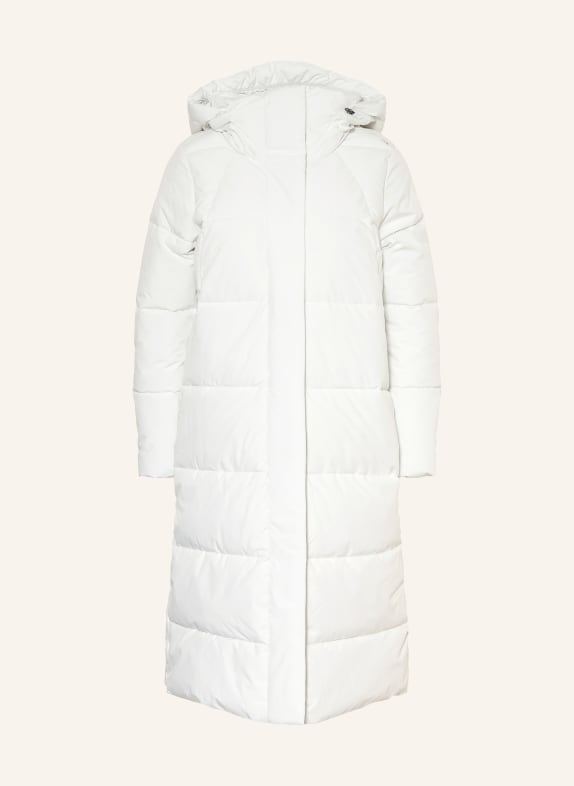 JEANNE BARET Steppmantel MYRTLE mit abnehmbarer Kapuze WEISS