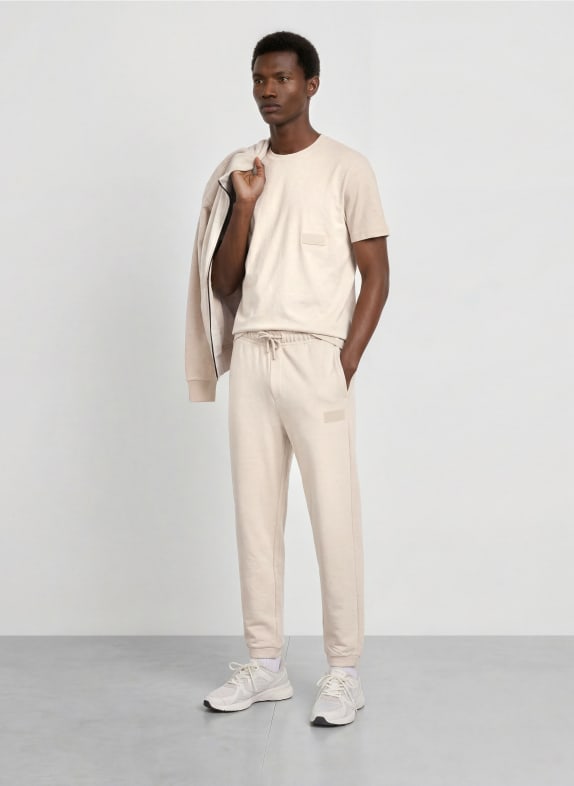 BOSS T-shirt STRUCTURE CREME