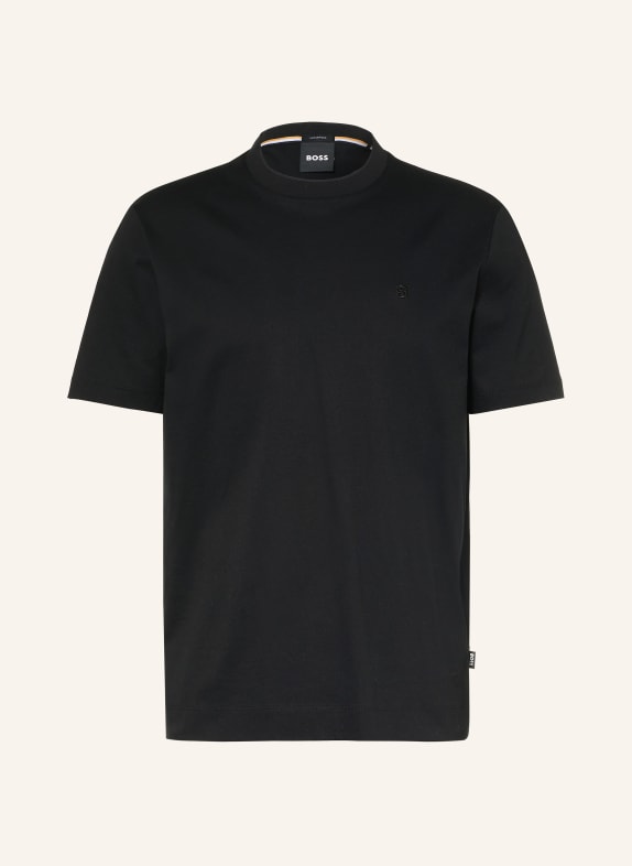 BOSS Tricou TAUT NEGRU