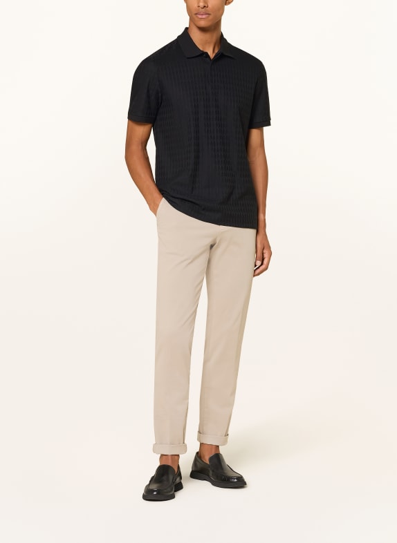 BOSS Jersey-Poloshirt PARLEY SCHWARZ