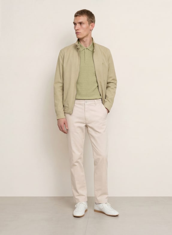 BOSS Jersey-poloskjorte PARLEY BEIGE