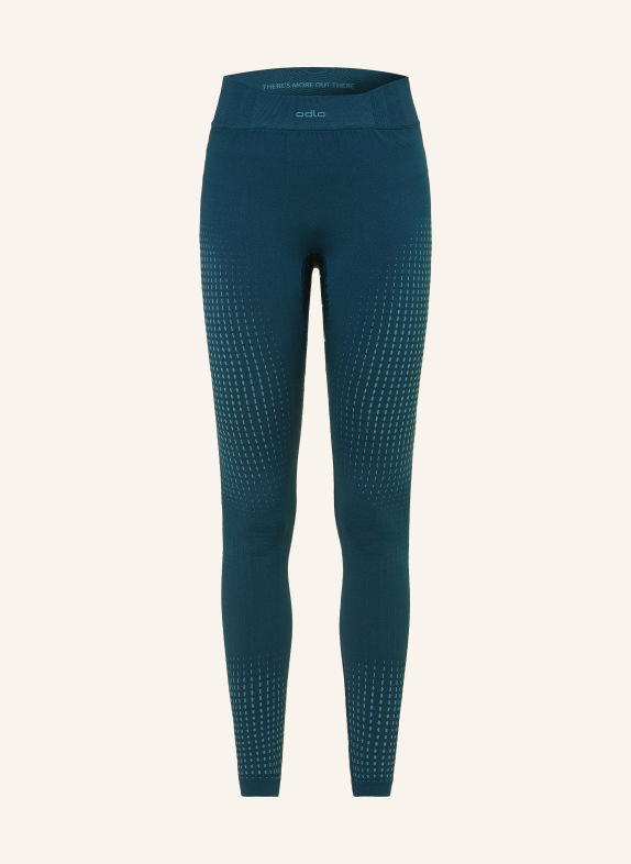 odlo Funktionswäsche-Hose PERFORMANCE WARM PETROL