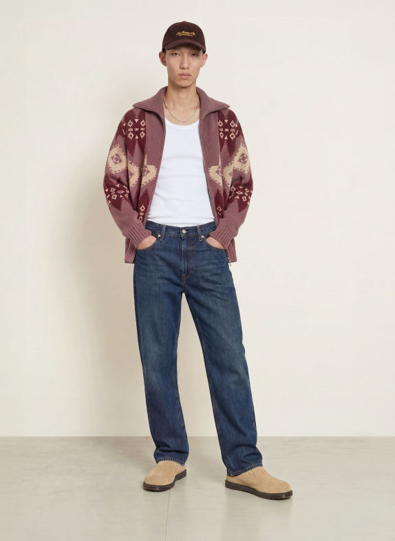 Levi's® Jeans 568 LOOSE STRAIGHT 58 Med Indigo - Worn In