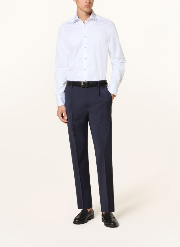 Stenströms Overhemd met slanke pasvorm WIT / BLAUW