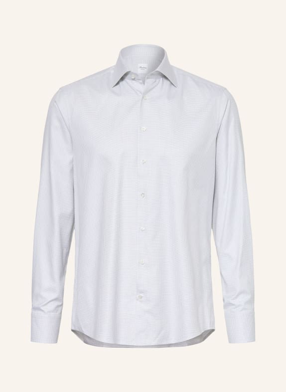Stenströms Chemise coupe classique BLANC / VERT CLAIR