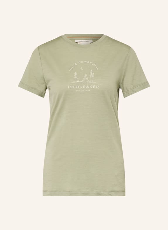 icebreaker T-shirt 150 TECH LITE en laine mérinos KAKI