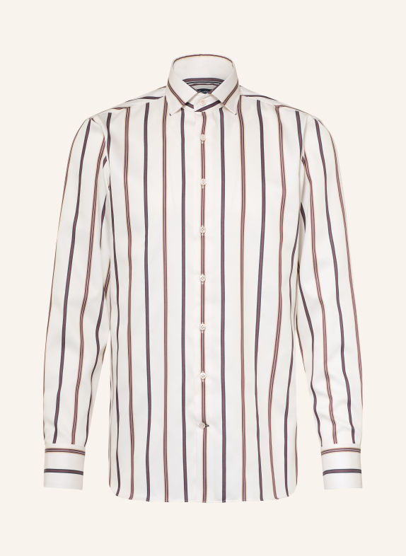 OLYMP SIGNATURE Hemd Signature tailored fit CREME / DUNKELBRAUN / BEIGE
