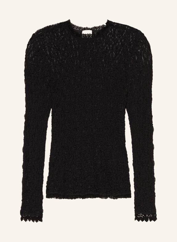 ISABEL MARANT Longsleeve BRANY aus Spitze SCHWARZ