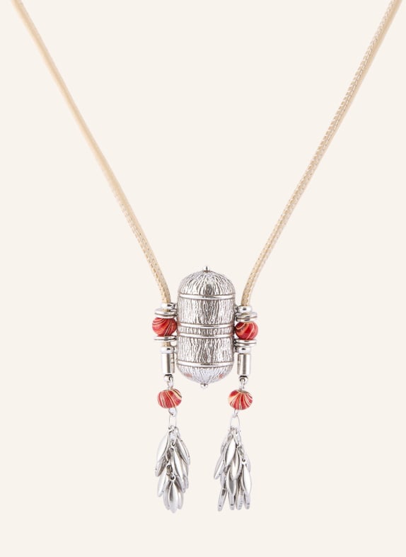ISABEL MARANT Necklace NECKLACE BEIGE / SILVER / RED