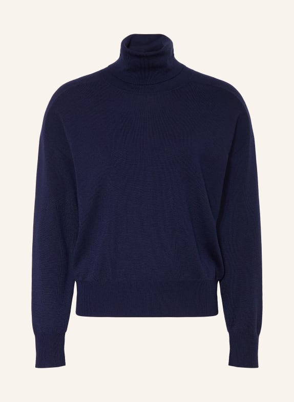 windsor. Merino wool Turtleneck sweater DARK BLUE