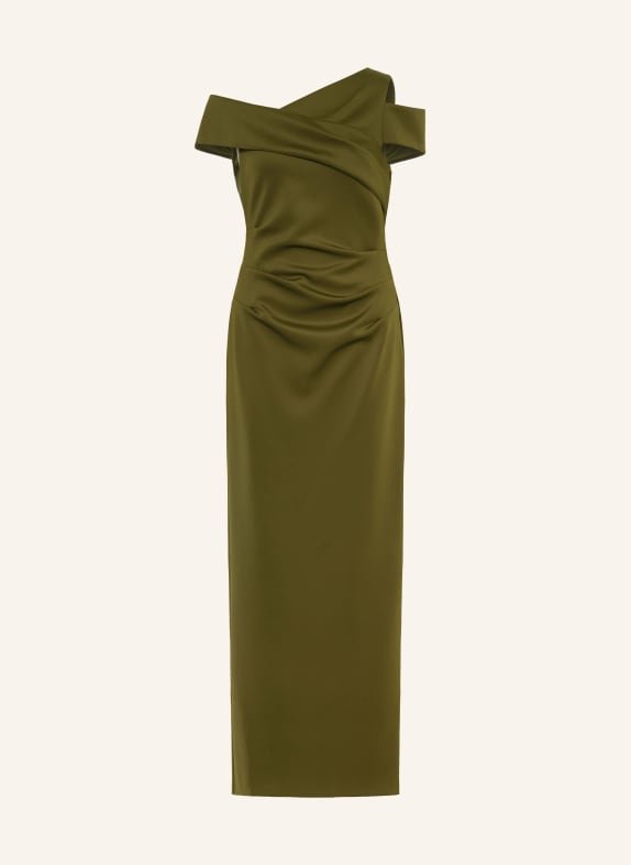 ADRIANNA PAPELL Evening dress with cutouts OLIVE