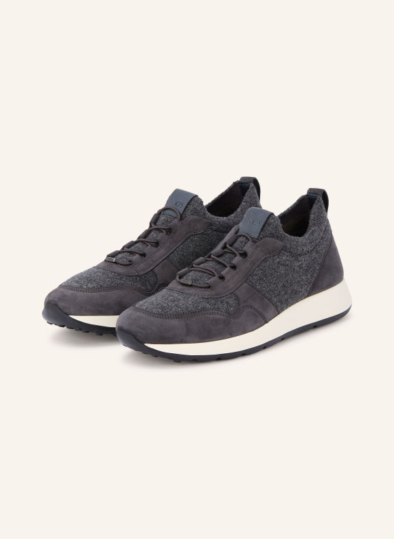TOD'S Sneakers GRIS FONCÉ / BLANC