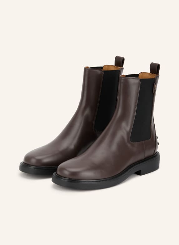 TOD'S Chelsea-Boots DUNKELBRAUN