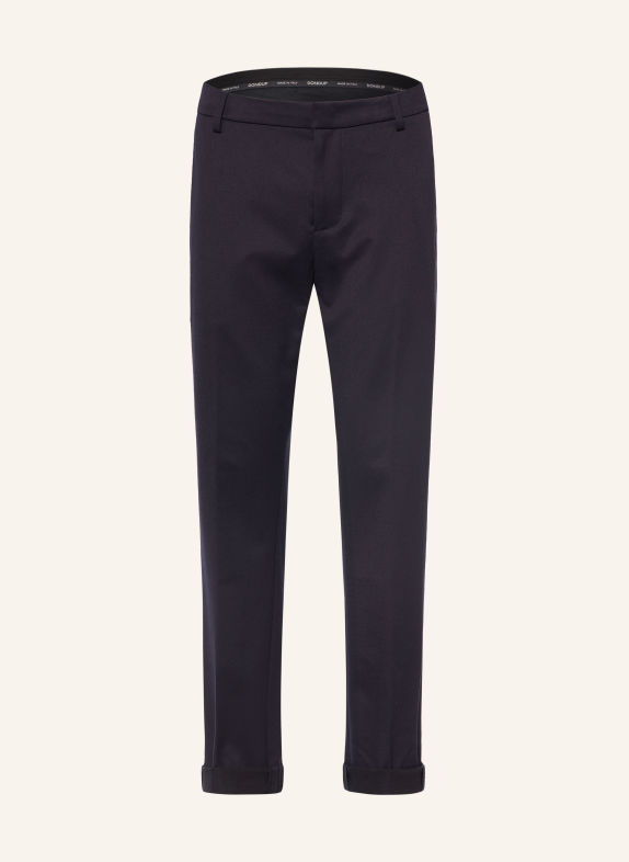 Dondup GAUBERT Flannel Chinos, Relaxed Fit DARK BLUE