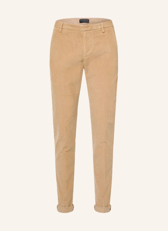 Dondup Kordové kalhoty GAUBERT Slim Fit BÉŽOVÁ