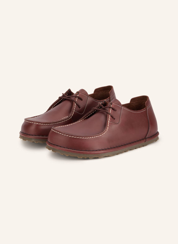 BIRKENSTOCK Schnürer UTTI LACE WORKWEAR LENA RUST DUNKELBRAUN