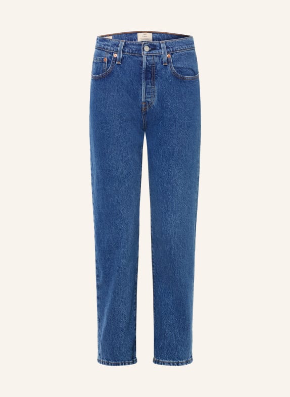 Levi's® Straight Jeans 501 CROPPED 10 Med Indigo - Flat Finish