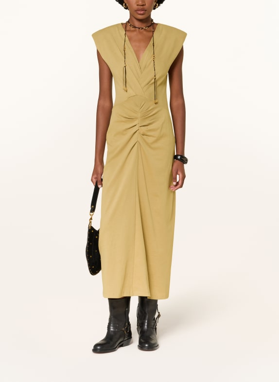 MARANT ÉTOILE NADRA Jersey Dress BEIGE