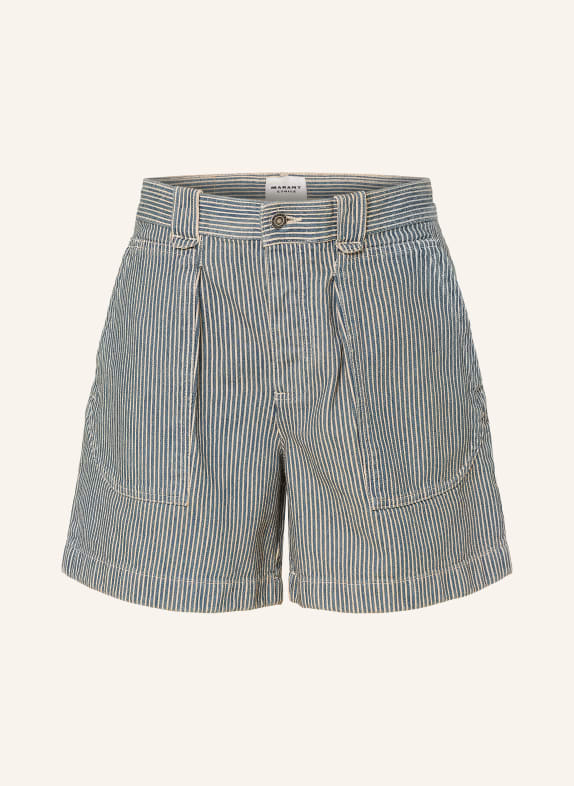 MARANT ÉTOILE EVEJA Jean shorts BUWE BLUE/WHITE