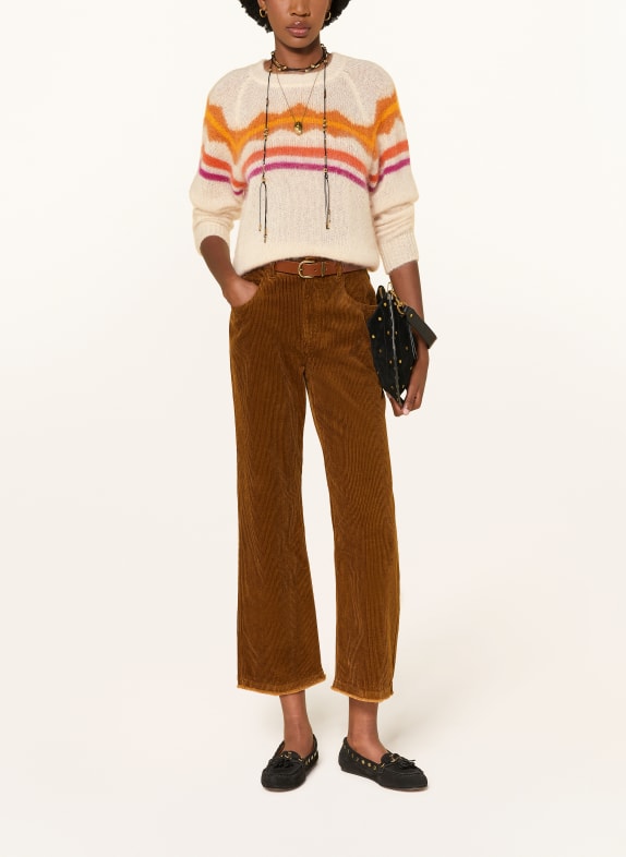 MARANT ÉTOILE Trui MONETTE BEIGE / ROZE / DONKERORANJE