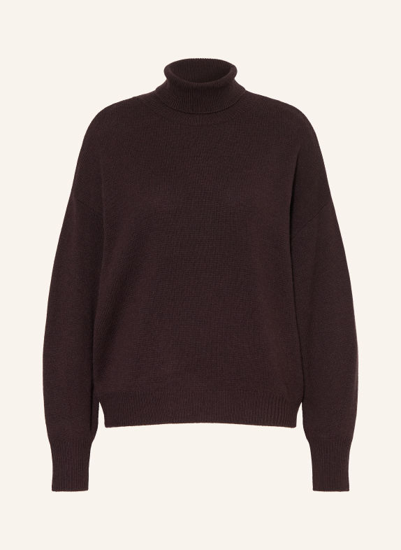 MRS & HUGS Rollkragenpullover DUNKELBRAUN