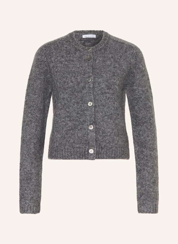 MRS & HUGS Cashmere Cardigan DARK GRAY
