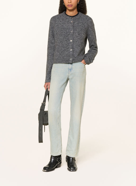 MRS & HUGS Vest met kasjmier DONKERGRIJS