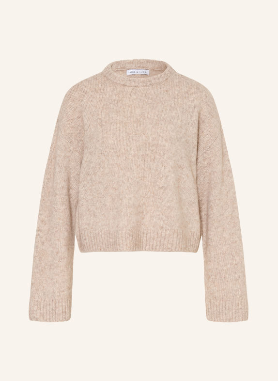 MRS & HUGS Pullover mit Cashmere BEIGE