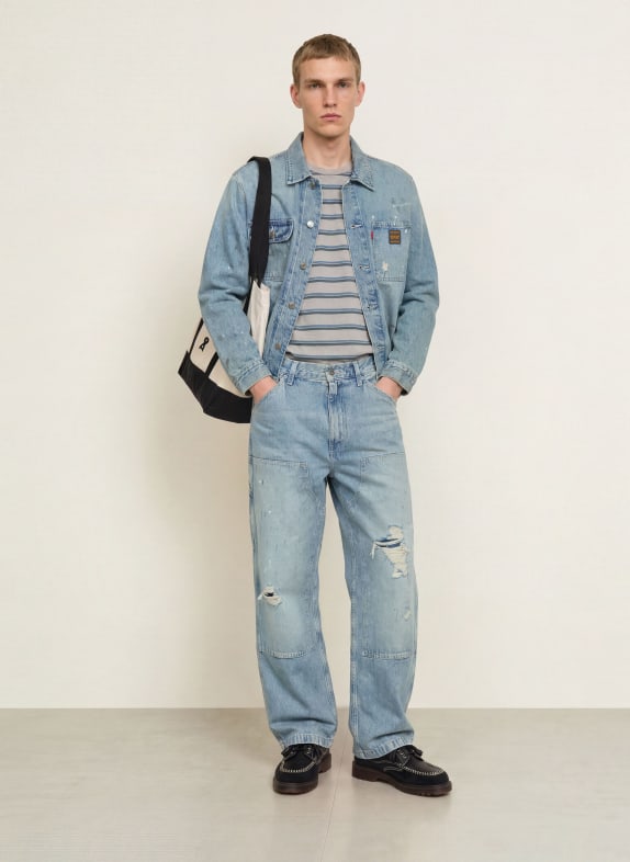 Levi's® Destroyed jeans 568 Loose Fit 20 Med Indigo - Worn In