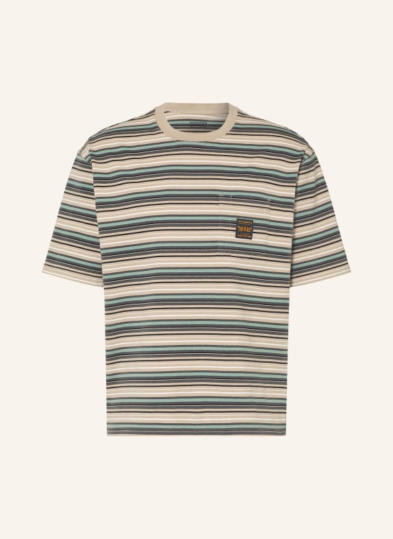 Levi's® WORKWEAR POCKET T-shirt BEIGE / DARK GRAY / LIGHT GREEN