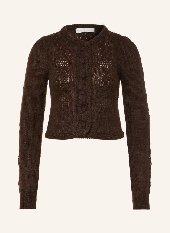 Johann & Johanna Cardigan din mohair MARO ÎNCHIS